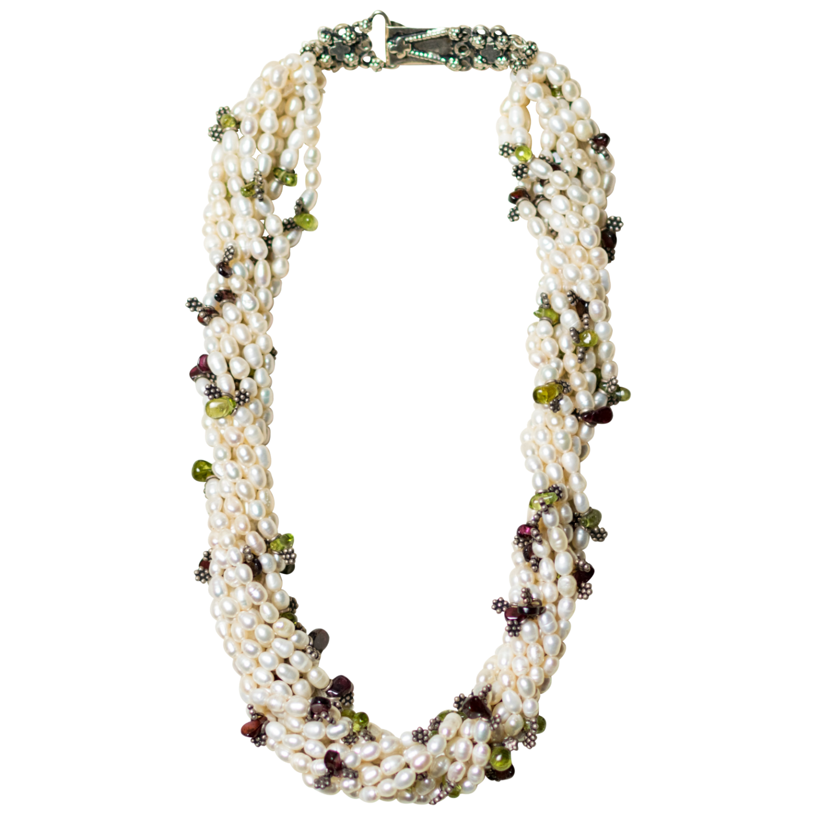 White Labradorite Pearl Necklace