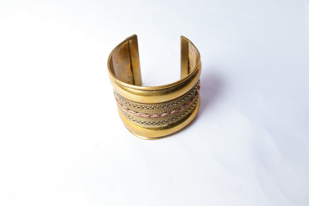 Cleopatra Brass Metal Cuff